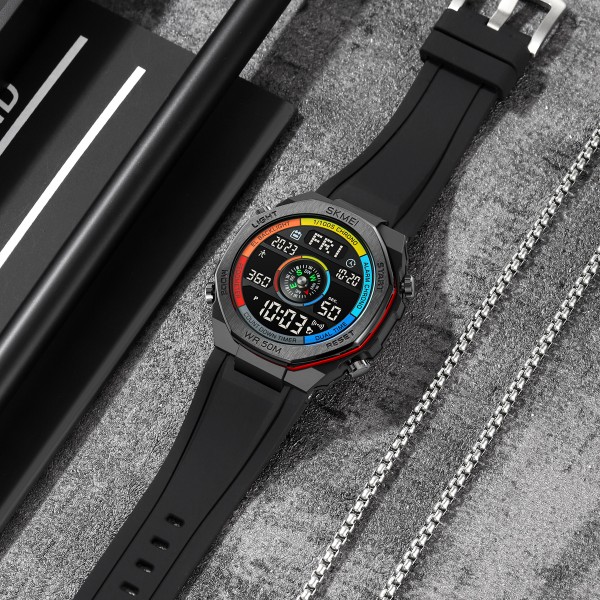Годинник наручний Skmei 2209CLRD Colorful-Red STOPPED