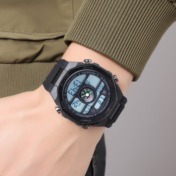 Годинник наручний Skmei 2209BKWT Black-White STOPPED