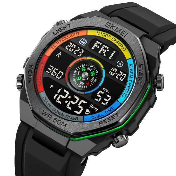 Годинник наручний Skmei 2209CLGN Colorful-Green STOPPED