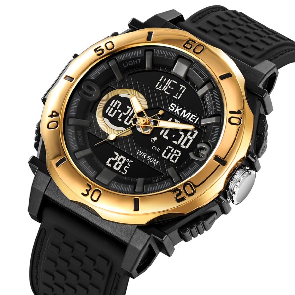 Годинник наручний Skmei 2098GDBK Gold-Black