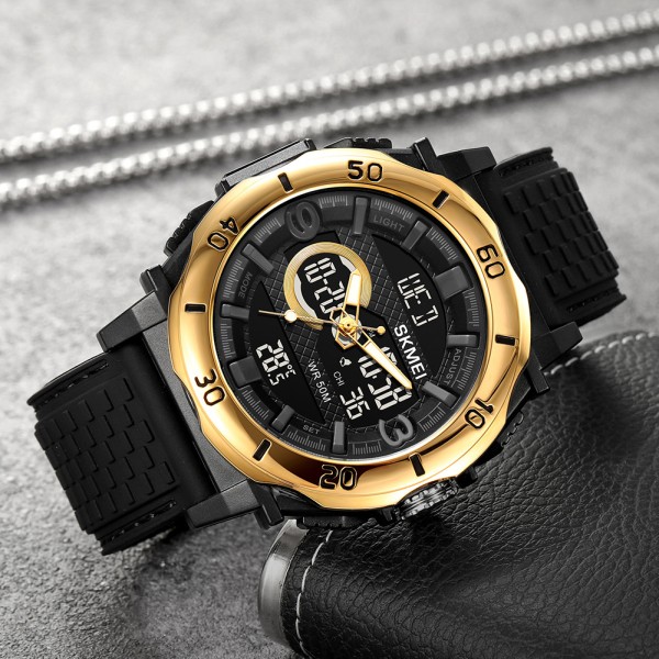 Годинник наручний Skmei 2098GDBK Gold-Black