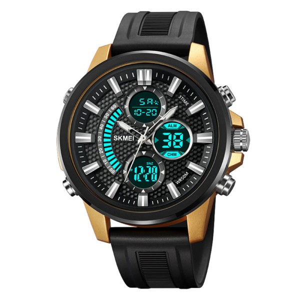 Годинник наручний Skmei 2235BKGDBK Black-Gold-Black