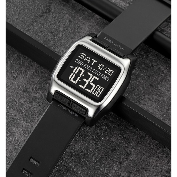 Годинник наручний Skmei 2193SIBK Silver-Black