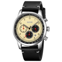 Годинник наручний Skmei 9318BEBK Beige-Black
