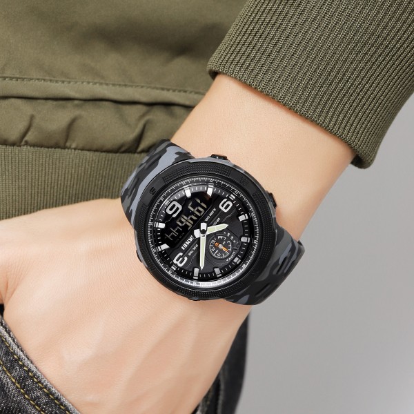 Годинник наручний Skmei 1655CMGYBK Camo Grey-Black