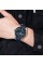 Годинник наручний Skmei 9232LSIBU Silver-Blue-Leather Strap