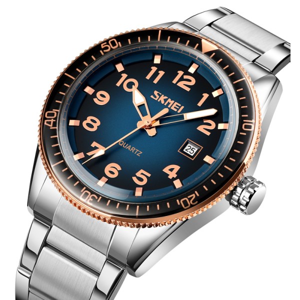 Годинник наручний Skmei 9232SRGBU Rose Gold-Blue