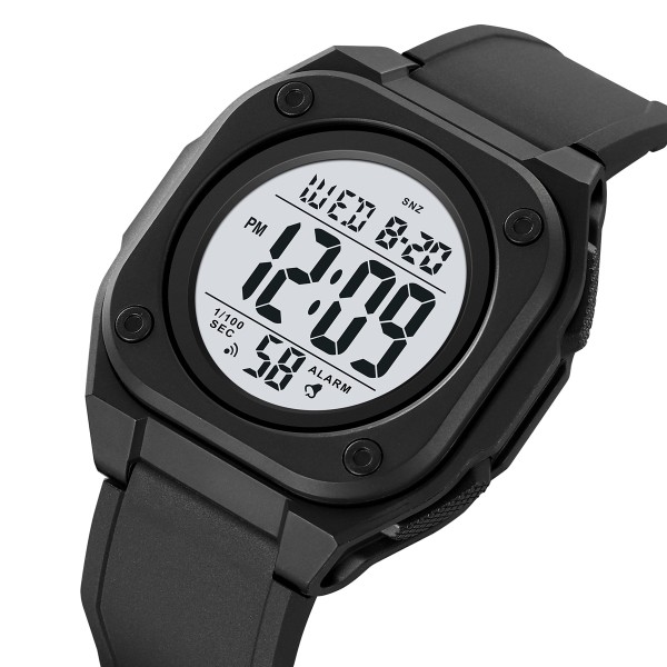 Годинник наручний Skmei 2160BKWT Black-White