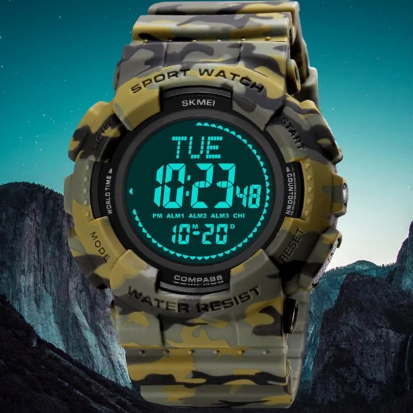 Годинник наручний Skmei 2195CMGN Camo Green