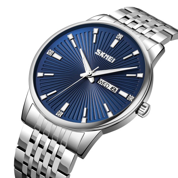 Годинник наручний Skmei 9323SIBU Silver-Blue