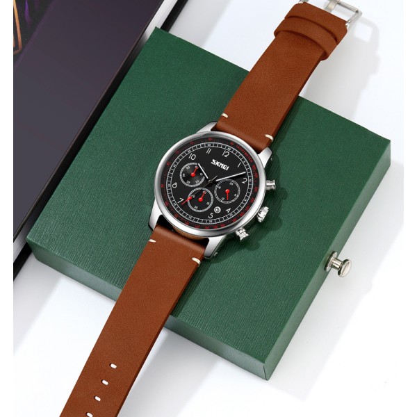 Годинник наручний Skmei 9318BKBN Black-Brown