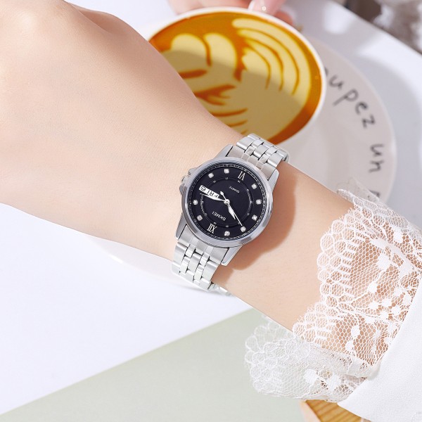 Годинник наручний Skmei 2085SIBK Silver-Black