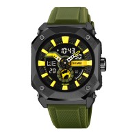 Годинник наручний Skmei 2272BKAG Black-Army Green