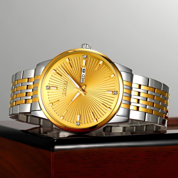 Годинник наручний Skmei 9323TGDGD Silver/Gold-Gold