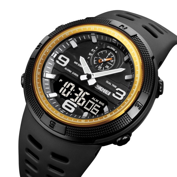 Годинник наручний Skmei 1655GDBK Gold-Black