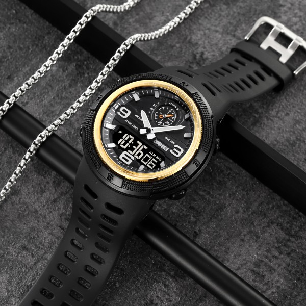 Годинник наручний Skmei 1655GDBK Gold-Black