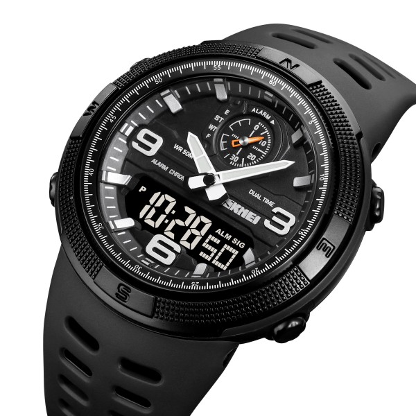 Годинник наручний Skmei 1655BKBK Black