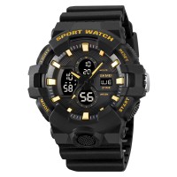 Годинник наручний Skmei 2117BKGD Black-Gold