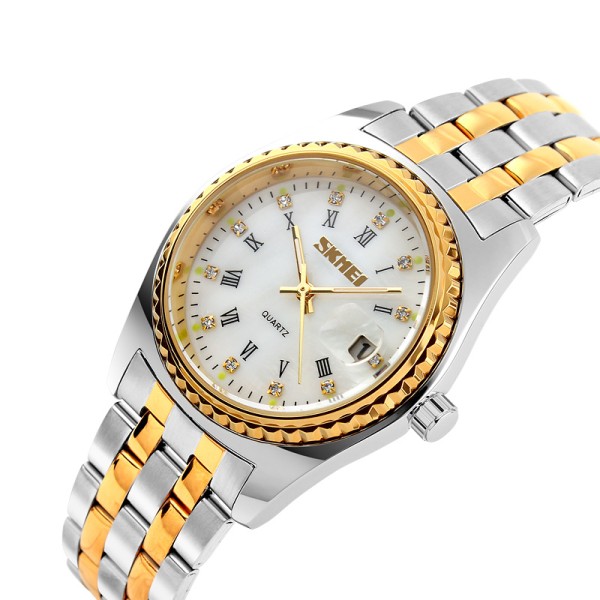 Годинник наручний Skmei 9098WT-B White Men