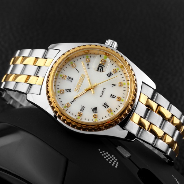 Годинник наручний Skmei 9098WT-B White Men