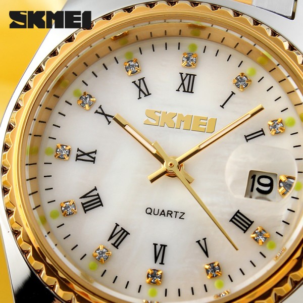 Годинник наручний Skmei 9098WT-B White Men