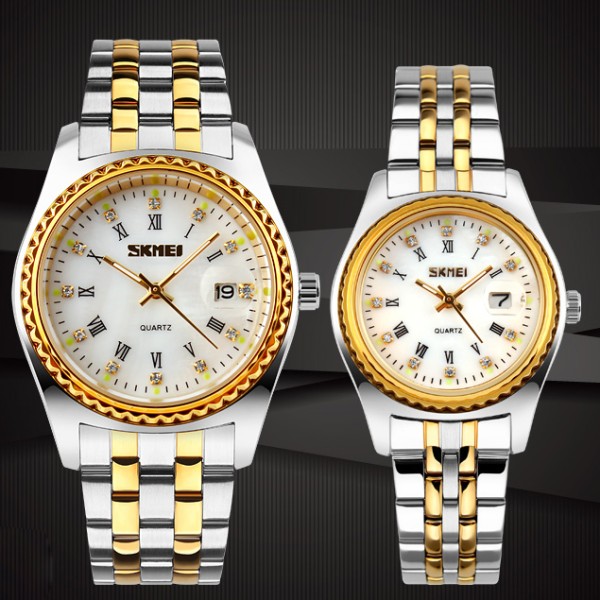 Годинник наручний Skmei 9098WT-B White Men