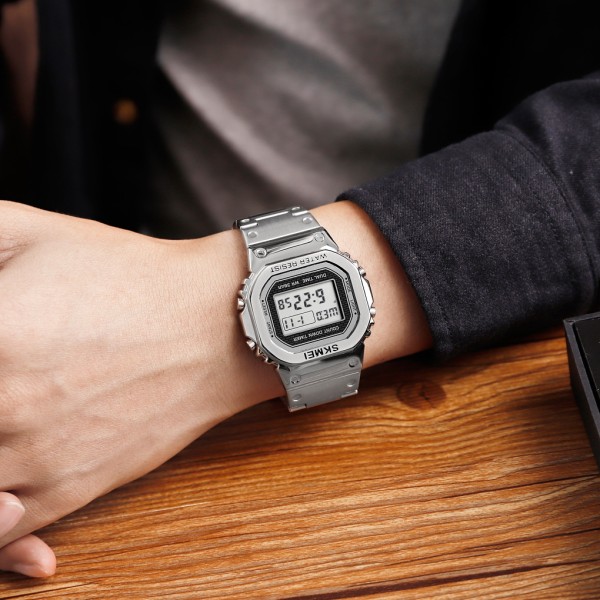 Годинник наручний Skmei 1456SI Silver