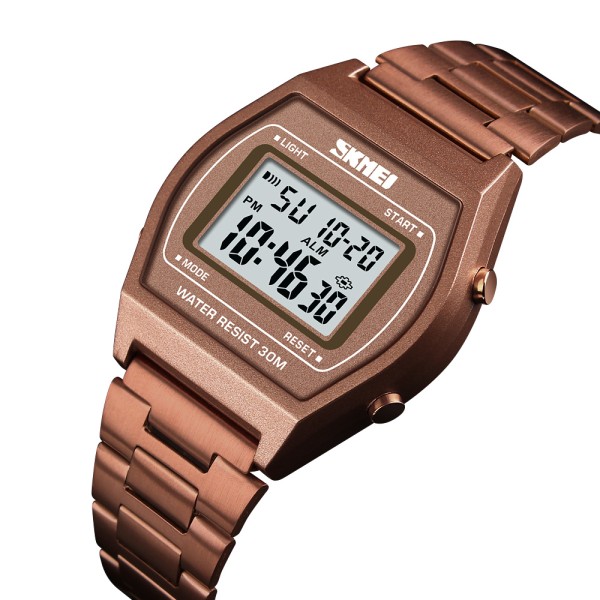 Годинник наручний Skmei 1328CG Coffee Gold