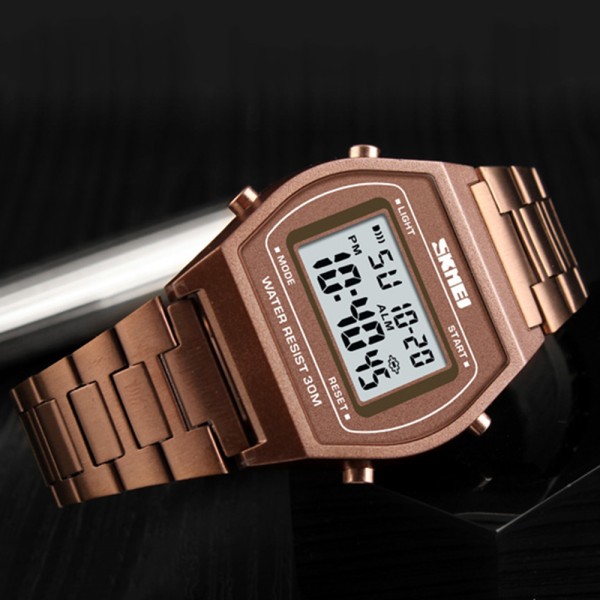 Годинник наручний Skmei 1328CG Coffee Gold