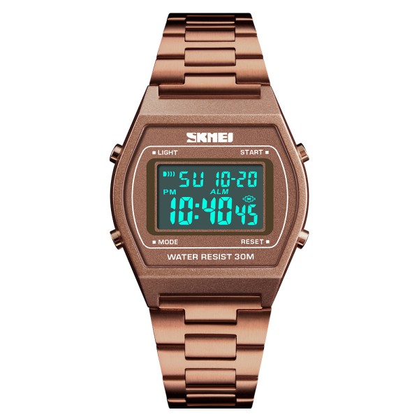 Годинник наручний Skmei 1328CG Coffee Gold