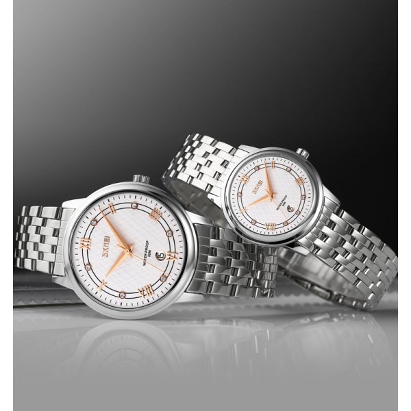 Годинник наручний Skmei 9272SISI-S Silver-Silver Lady