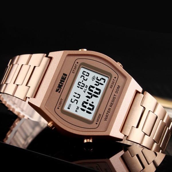Годинник наручний Skmei 1328RGWT Rose Gold-White