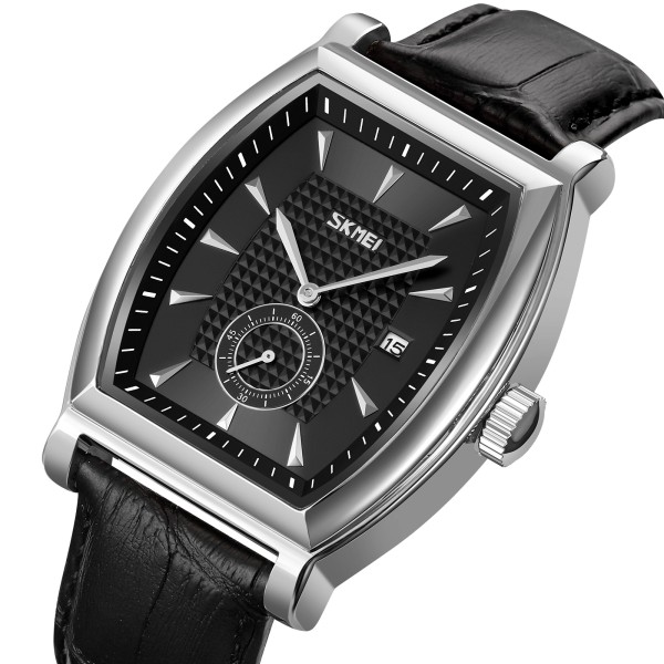 Годинник наручний Skmei 9306SIBK Silver-Black