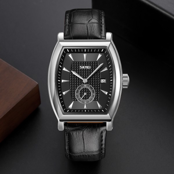 Годинник наручний Skmei 9306SIBK Silver-Black