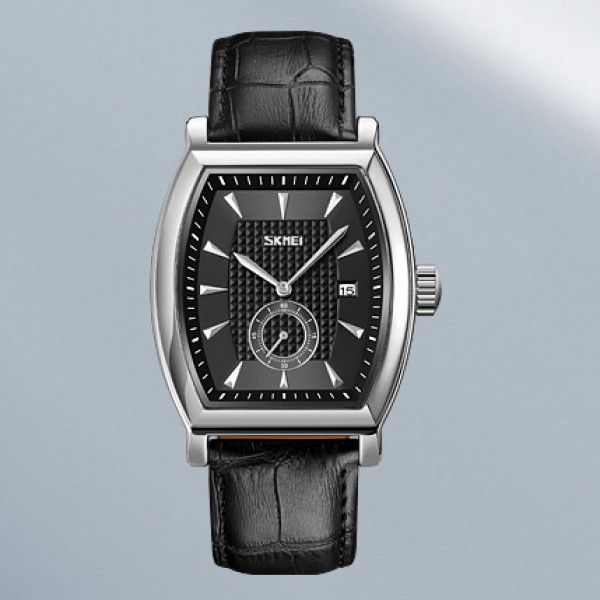Годинник наручний Skmei 9306SIBK Silver-Black