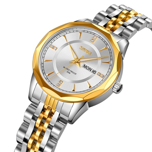 Годинник наручний Skmei 9264TGDSI Silver/Gold-Silver