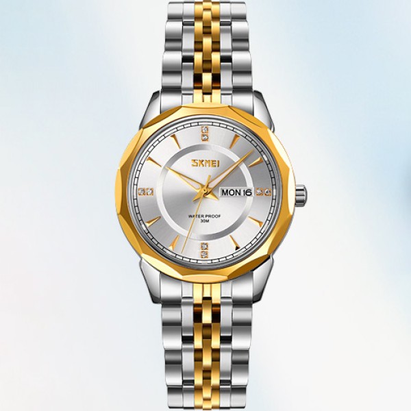Годинник наручний Skmei 9264TGDSI Silver/Gold-Silver
