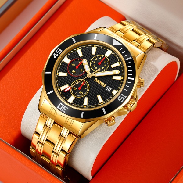 Годинник наручний Skmei 9335GDBK Gold-Black