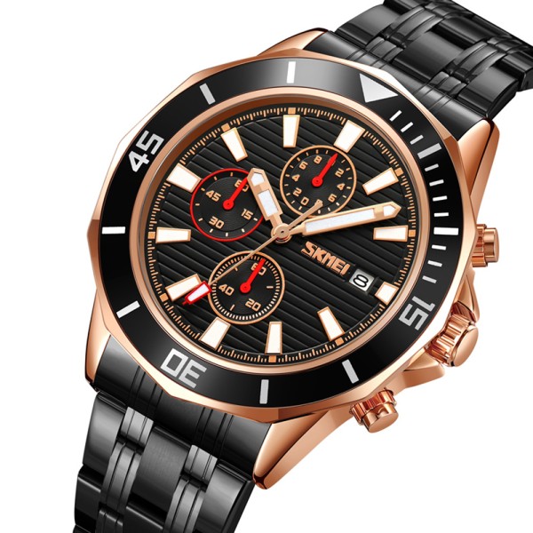 Годинник наручний Skmei 9335RGBK Rose Gold-Black