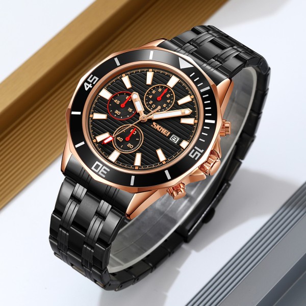 Годинник наручний Skmei 9335RGBK Rose Gold-Black