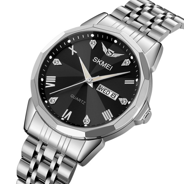 Годинник наручний Skmei 2291SIBK Silver-Black
