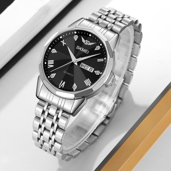 Годинник наручний Skmei 2291SIBK Silver-Black