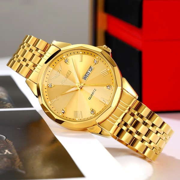 Годинник наручний Skmei 2291GDGD Gold-Gold