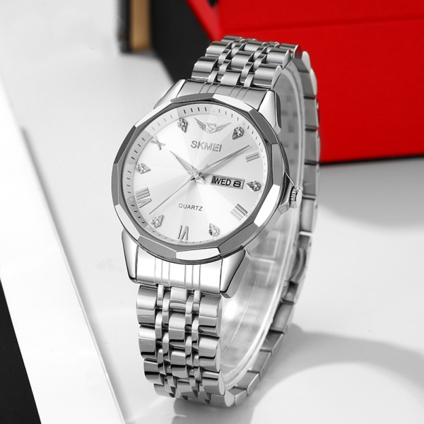Годинник наручний Skmei 2291SIWT Silver-White