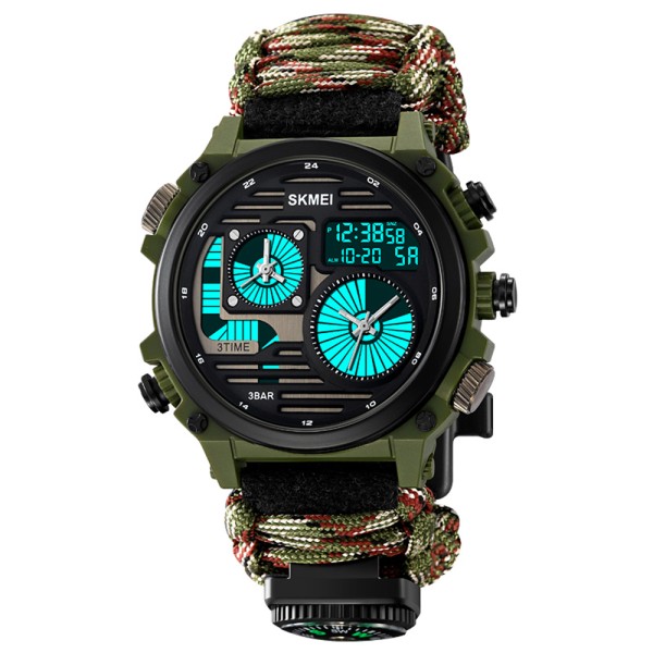 Годинник наручний Skmei 2202NCMGN Camo Green