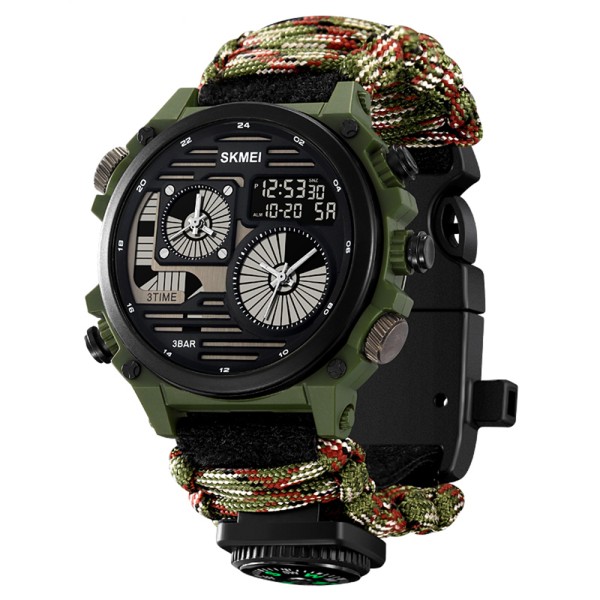 Годинник наручний Skmei 2202NCMGN Camo Green