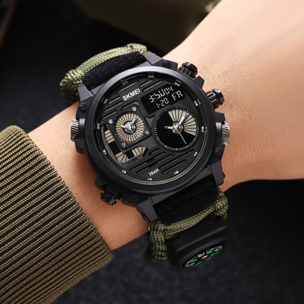 Годинник наручний Skmei 2202NCMGN Camo Green