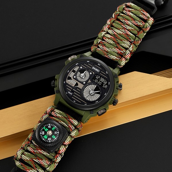 Годинник наручний Skmei 2202NCMGN Camo Green
