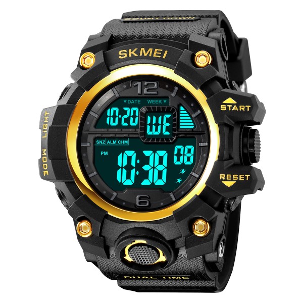 Годинник наручний Skmei 2245BKGD Black-Gold