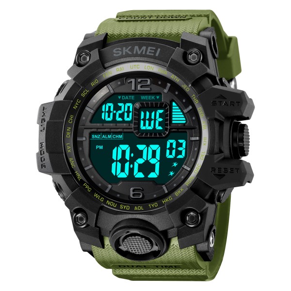 Годинник наручний Skmei 2245AG Army Green